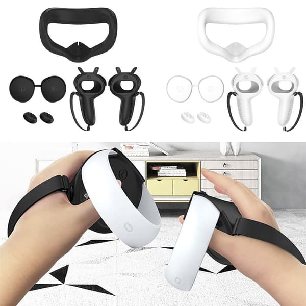 VR Controller Grip Lens Protector Cover SORT black