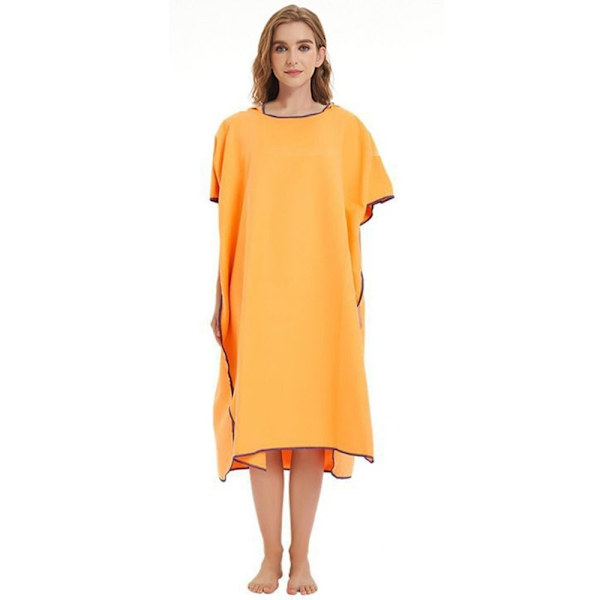 Unisex huva handduk Poncho ORANGE Orange