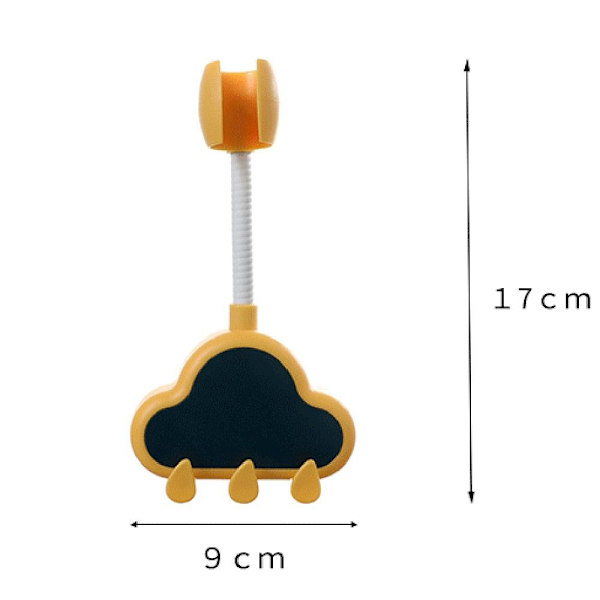 Dusjhodeholder Dusjhodebrakett GUL Yellow