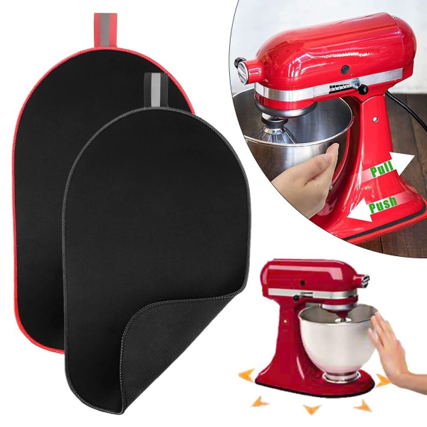 1kpl Liukulevy+2kpl Johdinpidike Kitchen Aid Liukumatto Keittiö red 38-22cm