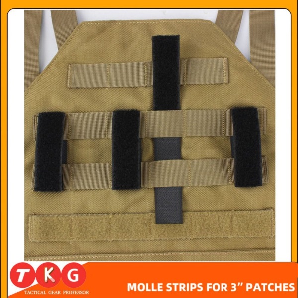 4ST/ SET Tactical Molle Strip Adapter Väst KHAKI Khaki