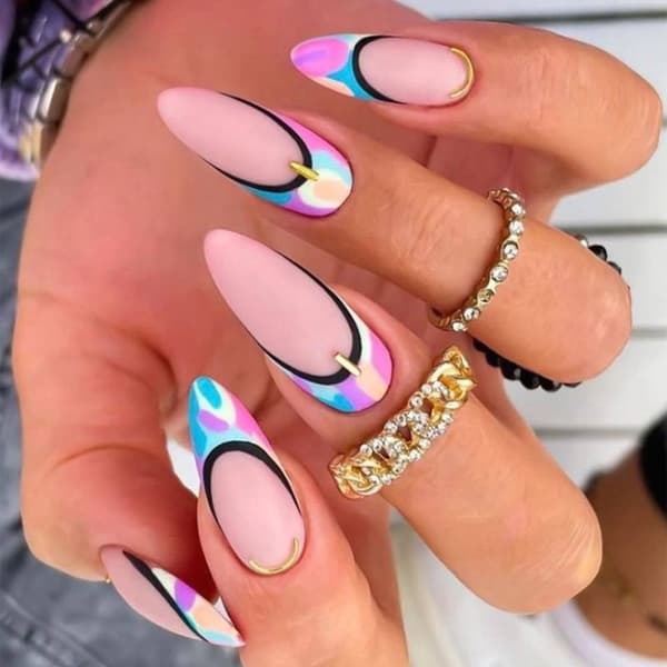 False Nails Long Almond 2 2 2