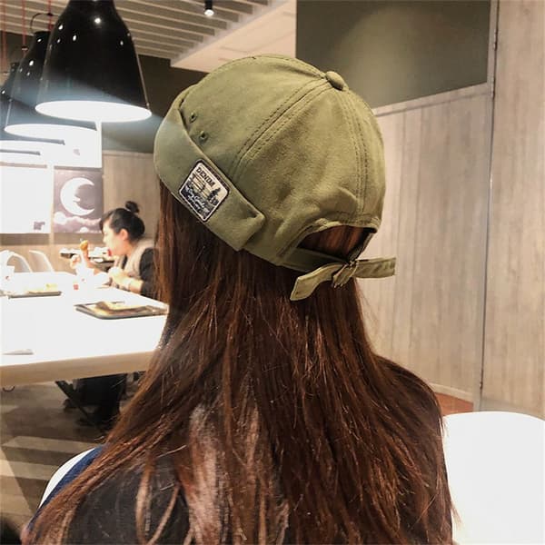 Miesten Docker-lakki Retro Dome Melon CAMEL Camel