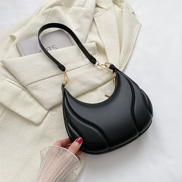 Skuldertaske Underarmstaske SORT black