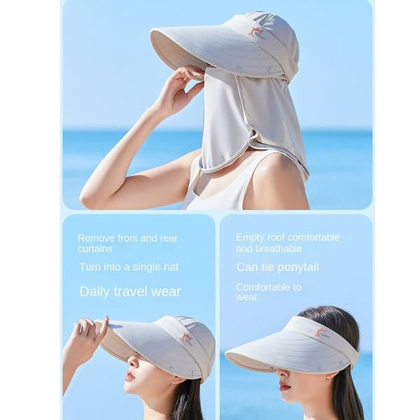 Sommer Solhat Camping Vandrehætte BEIGE beige