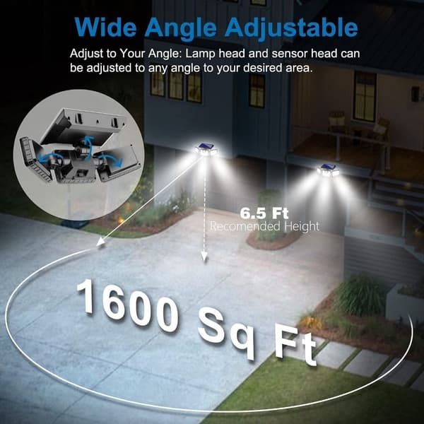 Solar Light LED 3-hodet