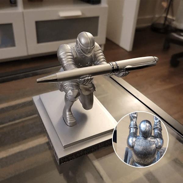 Knight Pen Holder Statue Pen Organizer Holder BRONSE Bronze