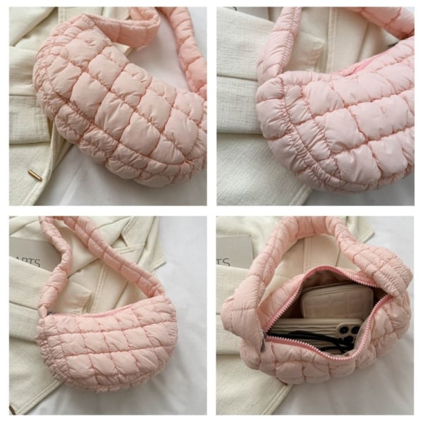 Olkalaukku Puffy Käsilaukku PINK Pink