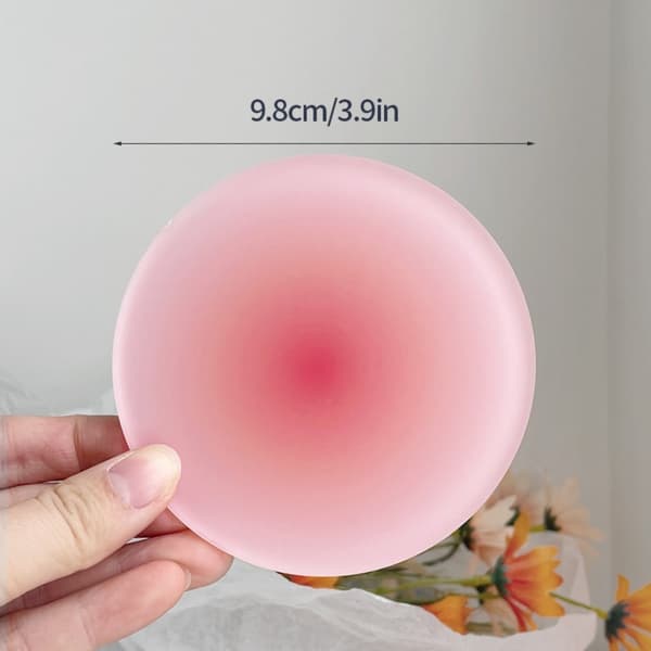 Gradient Akryl Coasters Rund Cup Pad ORANGE orange