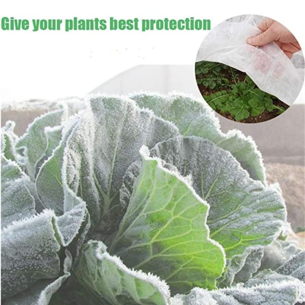 Plante Frostbeskyttelsesdæksel Vinter Plantebeskytter Plantepleje 1.6X10M