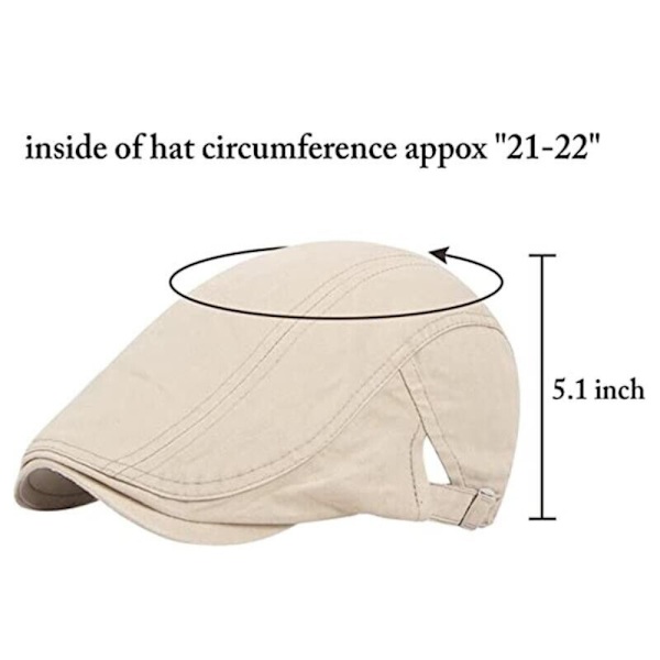 Berets Caps Peaked Hat KHAKI Khaki