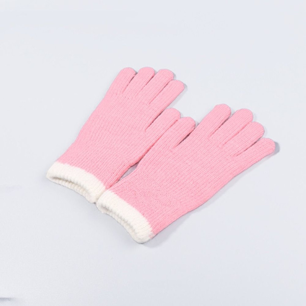 Kvinder Strikkede Handsker Exposed Finger Handsker SORT black