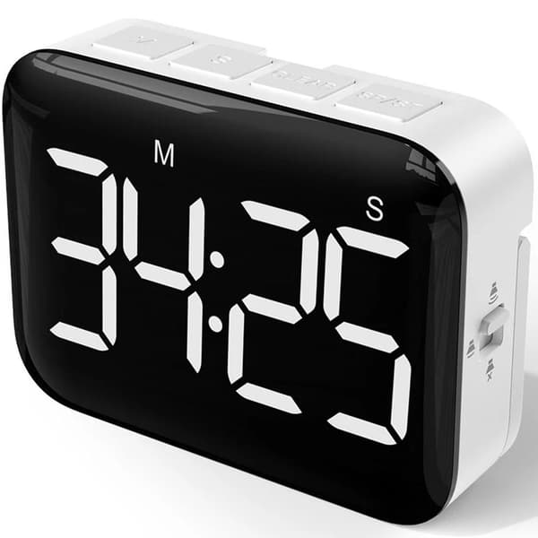 LED Digital Timer Nedräkning Väckarklocka Nedräkningstimer
