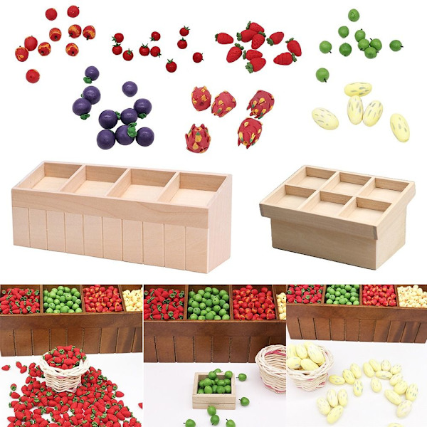Dollhouse Fruit Simulation Strawberry Apple 10PCSTOMATO TOMATO 10pcstomato