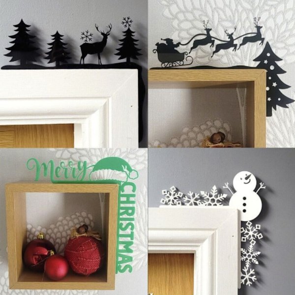 Jule dørkarm dekoration træ ornament 01 01 01