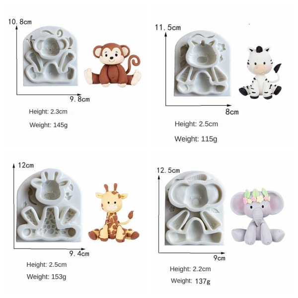 Cupcake mold ELEPHANT ELEPHANT elephant