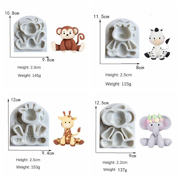 Cupcake mold MONKEY MONKEY monkey