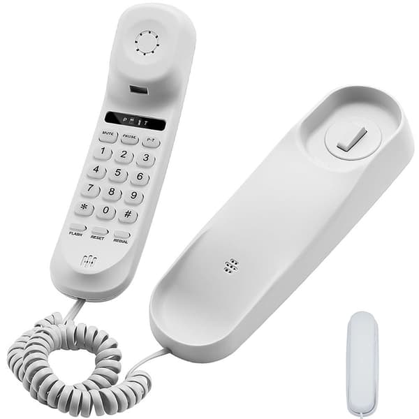 Fastnettelefoner med ledning SORT black