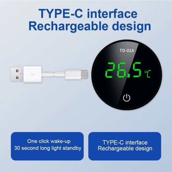 Akvarium termometer LCD Digital eksternt termometer Centigrade