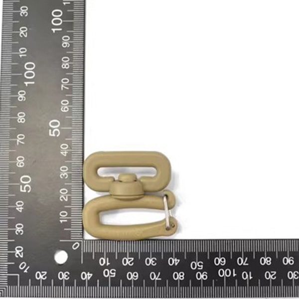 Webbing Spænder Krog Rygsæk Taske Clips SORT 38 TIL 38MM Black 38 to 38mm