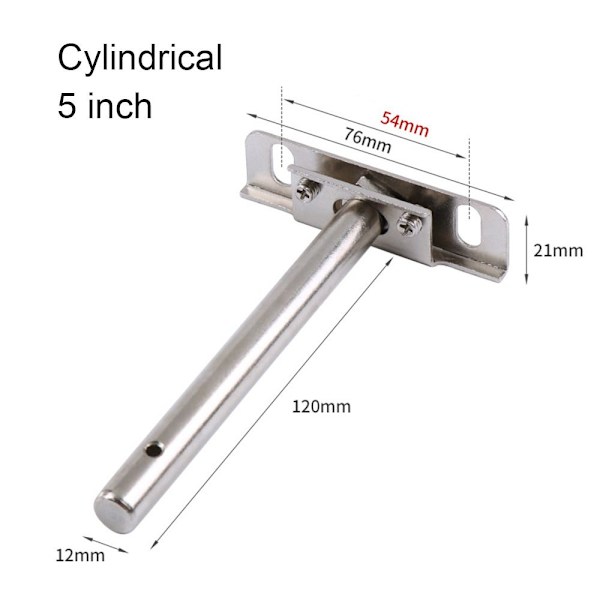 Hyllfäste Hyllstöd 5 TUMCYLINDRISK CYLINDRISK 5 inchCylindrical