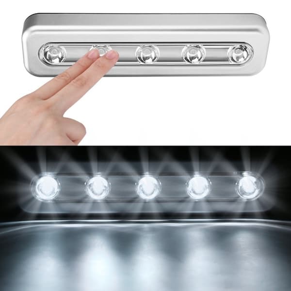 LED Closet Touch Light Strip Light SILVER silver