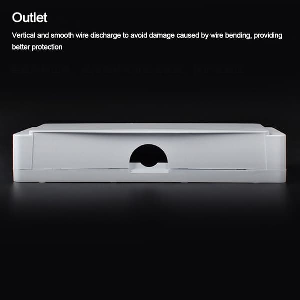 Switch Cover Sockel Vattentät Box VIT white
