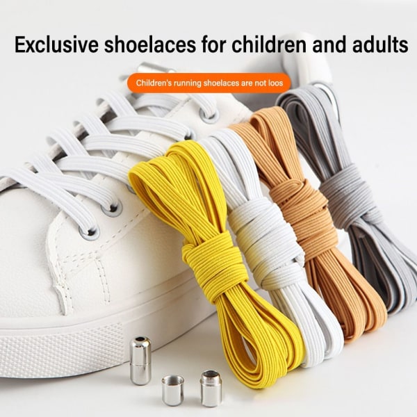 3par No Tie Shoelisser Lazy Shoelisse GUL yellow