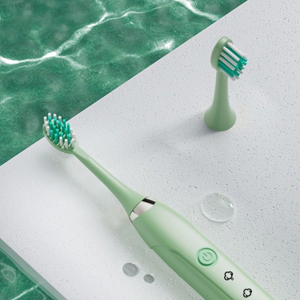Elektrisk tannbørste Sonic tannbørste GRØNN Green