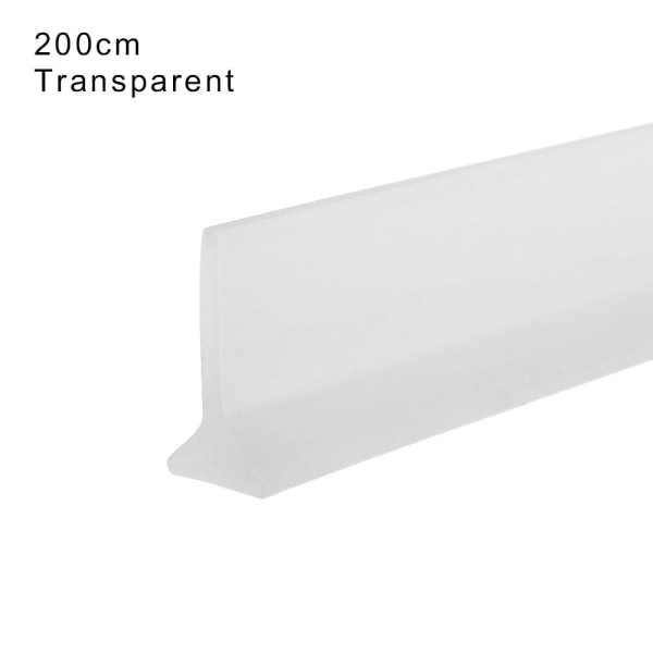 Vannstopper Vannholdelist TRANSPARENT 200CM Transparent 200cm