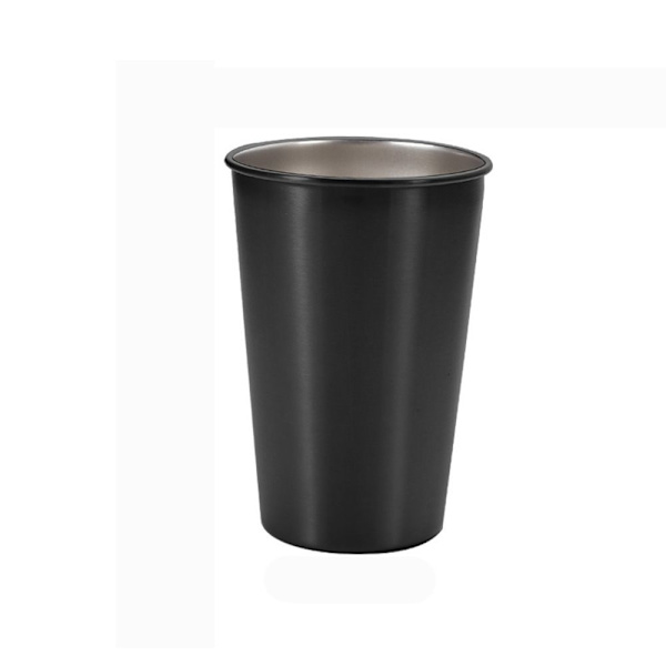 350/500 ml ölkoppar 304 rostfritt stål SVART 500 ml black 500ml