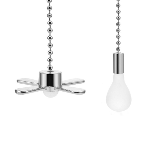 Fläktdragkedja Förlängningskedja SILVER silver