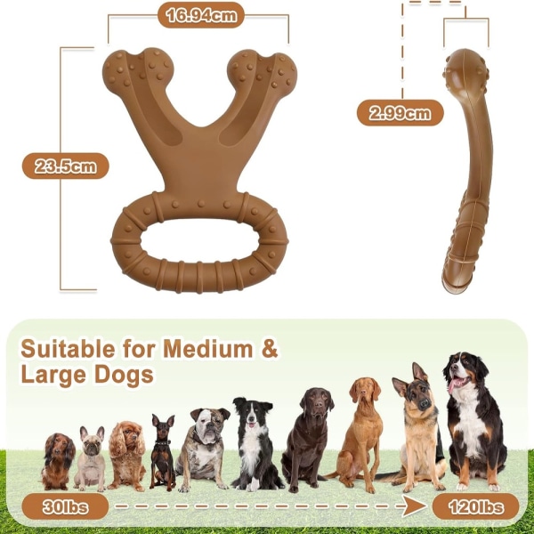 Indestructible Dog Chew Lelut Aggressive Chewers Koiran lelut Koirat