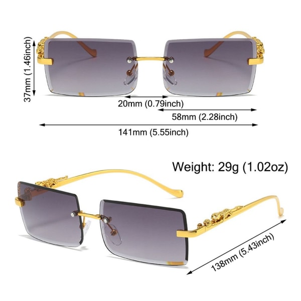 Suorakaide aurinkolasit Ocean Lens aurinkolasit GRADIENT GREY Gradient Gray