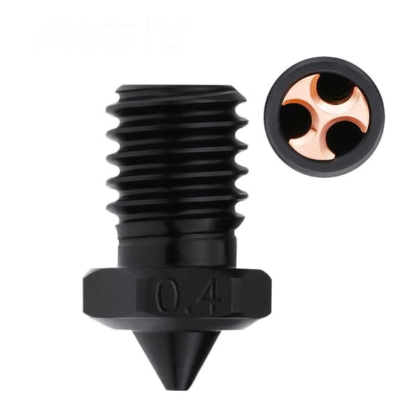 1 stk E33D V6-dyse 3D-skriverdyse 1.0MM 1.0MM 1.0mm