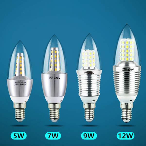 LED-lamppu e14 E27 E27 SILVER TIP SILVER TIP E27Silver Tip