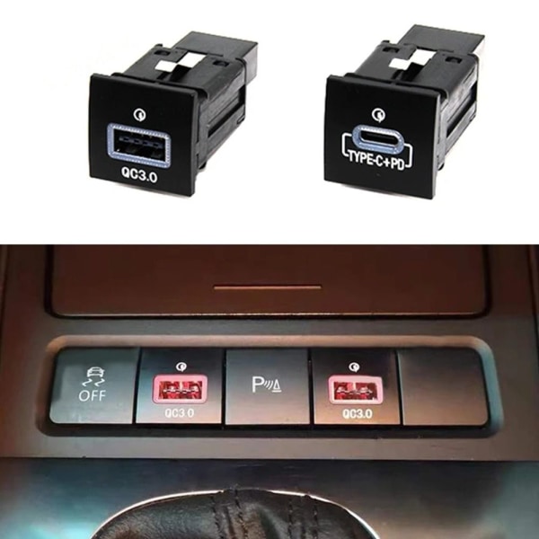 Billader Laderuttak QC3.0 LADER QC3.0 LADER QC3.0 Charger