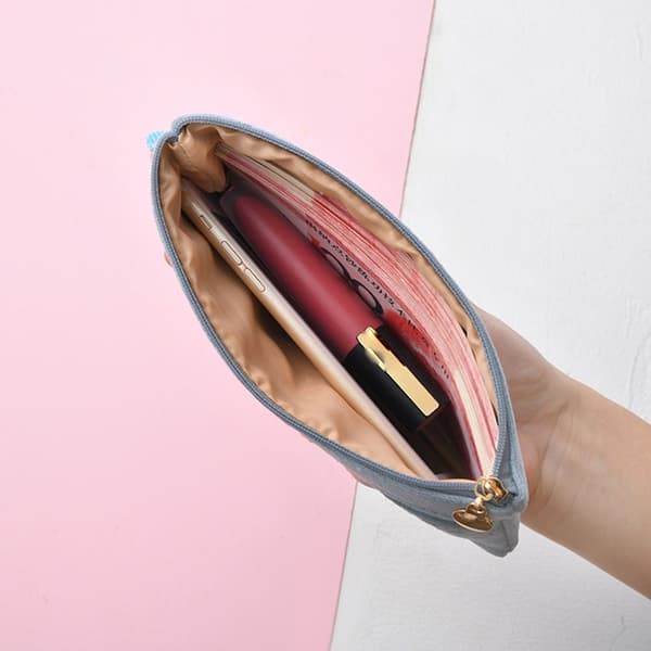 Män Dam Plånböcker Dragkedja Plånbok ROSA Pink