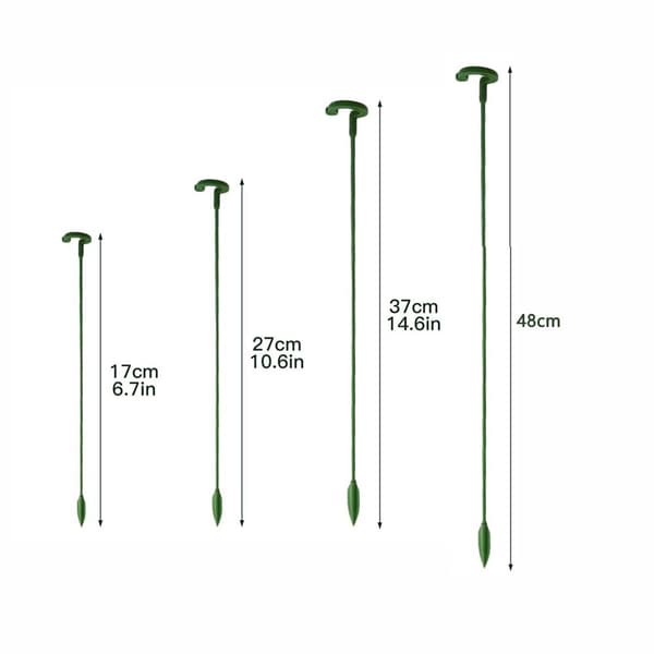 10 st/set Växtstöd Växtstöd Stake 17CM 17cm