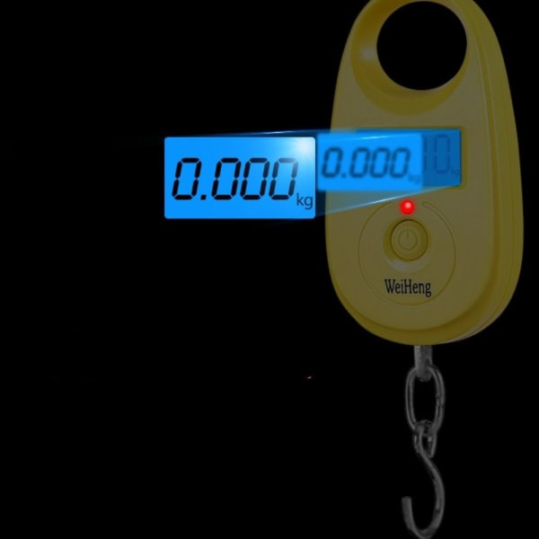 Mini Digital Scale Matkatavaravaaka KELTAINEN yellow