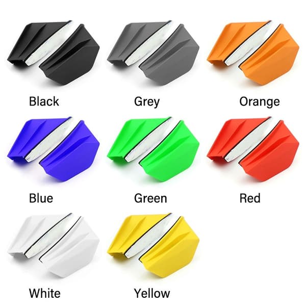 2ST Motorcykel Winglet Aerodynamisk Wing Kit GRÅ grey