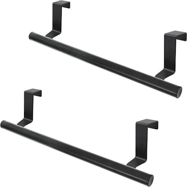 2 stk Håndkleholder Håndklestang SORT black