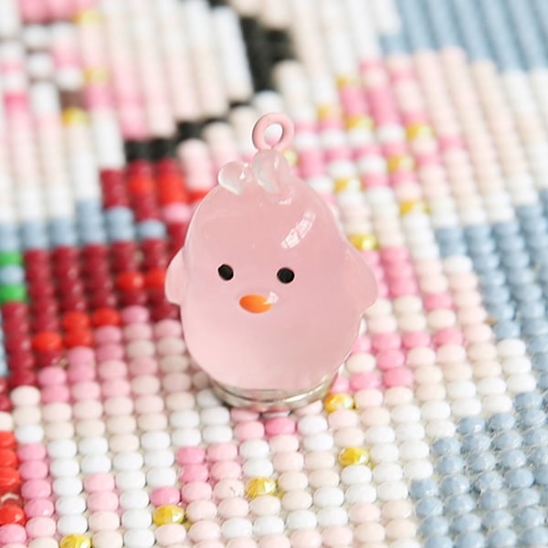 Diamant Maleri Cover Holder Lysende Magnet Cover PINK Pink
