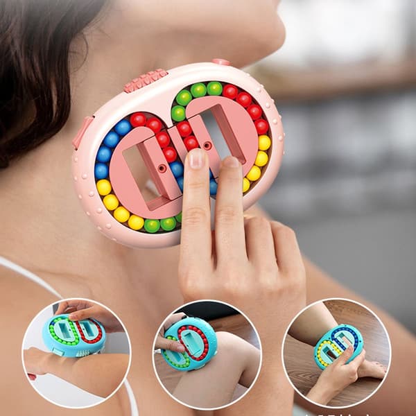 Roterande Magic Bean Fingertopp Leksak VIT white