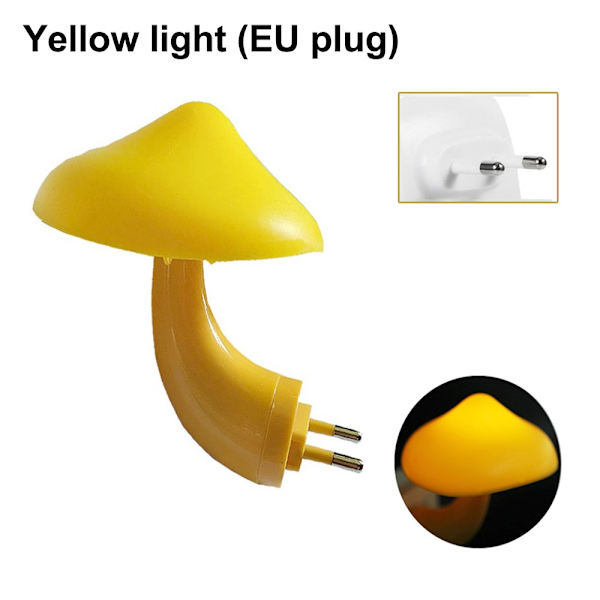 LED-lys Sopp nattlys 6 6 6