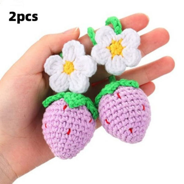 2kpl Strawberry Auton Riippuva Auto Decor VILLA purple