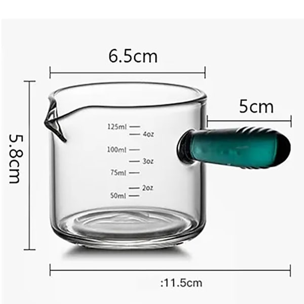 Espressokrus Målekop CLEAR 125ML clear 125ml