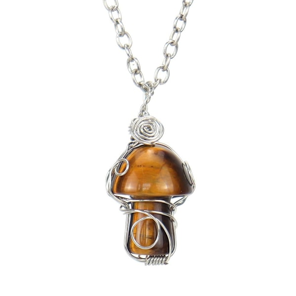Sjampinjongkjede Krystallsoppanheng TIGERØYE TIGERØYE Tiger Eye