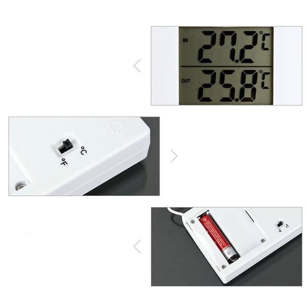 Dual Channel Termometer Elektronisk Termometer Temperatur