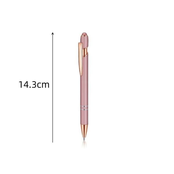 Kulepenn Medium Point Smooth Pen Gummierte penner